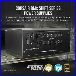 Rm1000X Shift Fully Modular ATX Power Supply Modular Side Interface ATX 3.0