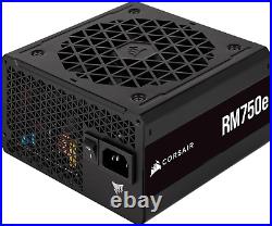Rm750E Fully Modular Low-Noise ATX Power Supply Dual EPS12V Connectors 105°C