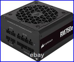 Rm750E Fully Modular Low-Noise ATX Power Supply Dual EPS12V Connectors 105°C