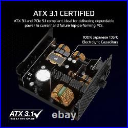 Rm750X Fully Modular Low-Noise ATX Power Supply ATX 3.1 Compliant Pcie 5.1 S