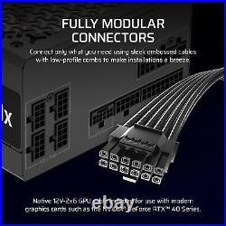 Rm750X Fully Modular Low-Noise ATX Power Supply ATX 3.1 Compliant Pcie 5.1 S