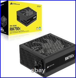 Rm750X Fully Modular Low-Noise ATX Power Supply ATX 3.1 Compliant Pcie 5.1 S