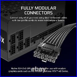 Rm850X Fully Modular Low-Noise ATX Power Supply ATX 3.1 Compliant Pcie 5.1 S