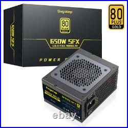 Segotep 650W SFX PSU Fully Modular PC Gaming Power Supply 80+ Gold Certified