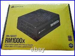 Series RM1000x 80 PLUS Gold Fully Modular ATX Power Supply Black (NEWINBOX)