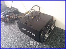 TWO Bitmain Antminer S3 + Corsair PSU (power supply) BTC 880GH/s