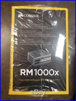 UNUSED OPEN BOX CORSAIR HX1000 Power Supply 1000W 80Plus Gold Certified