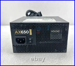 USED Corsair AX650 Professional Series GOLD Power Supply Module FREE SHIPPING