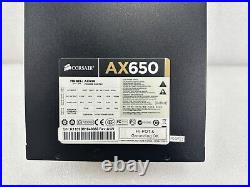 USED Corsair AX650 Professional Series GOLD Power Supply Module FREE SHIPPING